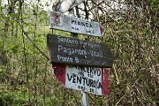 116 Lasciamo il sent. 130 che scende a sx al Ponte del Becco per girare a dx per Cantiglio e Pianca